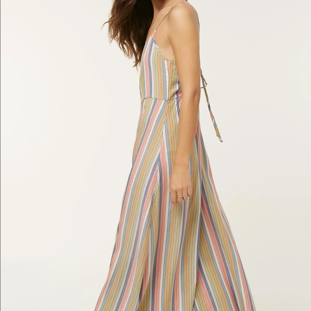 O’Neill Juls Striped Jumpsuit, Size Small